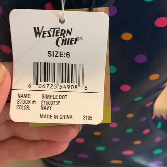 Western Chief Dot City Rainboot - Picture 8 of 13